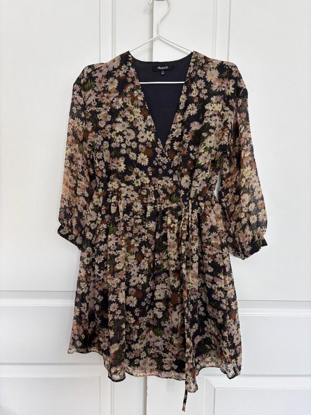 Madewell French Daisies Chiffon Mini Dress — Retail $128, XXS